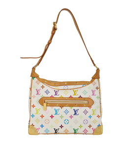 Medium Boulogne, Leather, Monogram, Multicolor, E, 2*